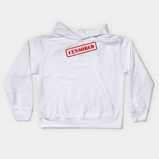 Censored Rubber Stamp Kids Hoodie